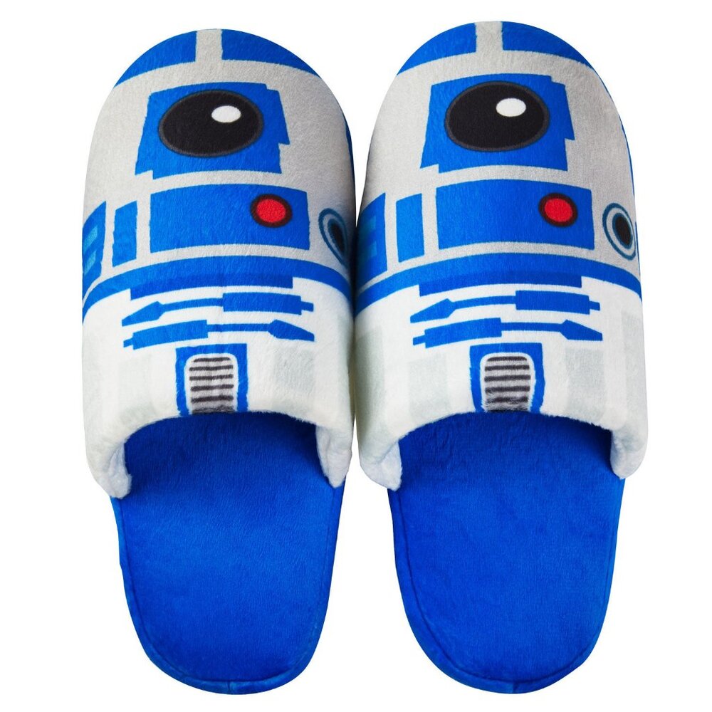 R2-D2 Slippers with Sound! Star Wars Slippers, Size L/XL
